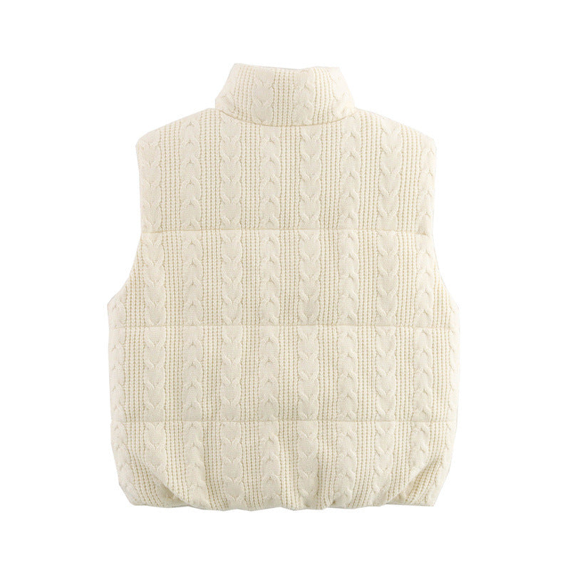 Snowy Knit Vest